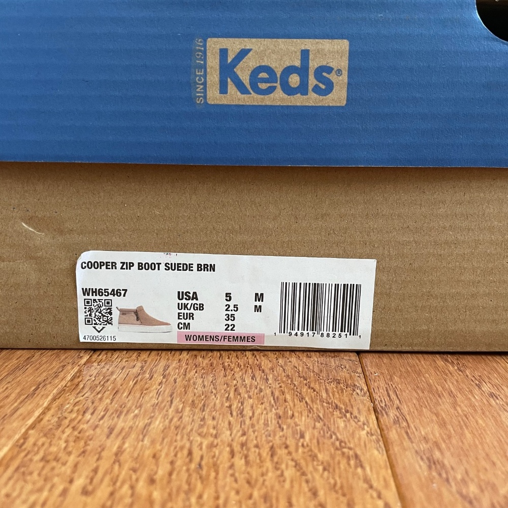 Keds Cooper Zip Boot Suede BRN - Picture 7 of 9